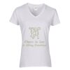 Heavy Cotton Women's V-Neck T-Shirt Thumbnail