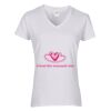 Heavy Cotton Women's V-Neck T-Shirt Thumbnail