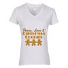 Heavy Cotton Women's V-Neck T-Shirt Thumbnail
