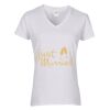 Heavy Cotton Women's V-Neck T-Shirt Thumbnail