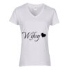 Heavy Cotton Women's V-Neck T-Shirt Thumbnail