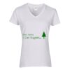 Heavy Cotton Women's V-Neck T-Shirt Thumbnail