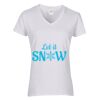 Heavy Cotton Women's V-Neck T-Shirt Thumbnail