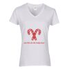 Heavy Cotton Women's V-Neck T-Shirt Thumbnail